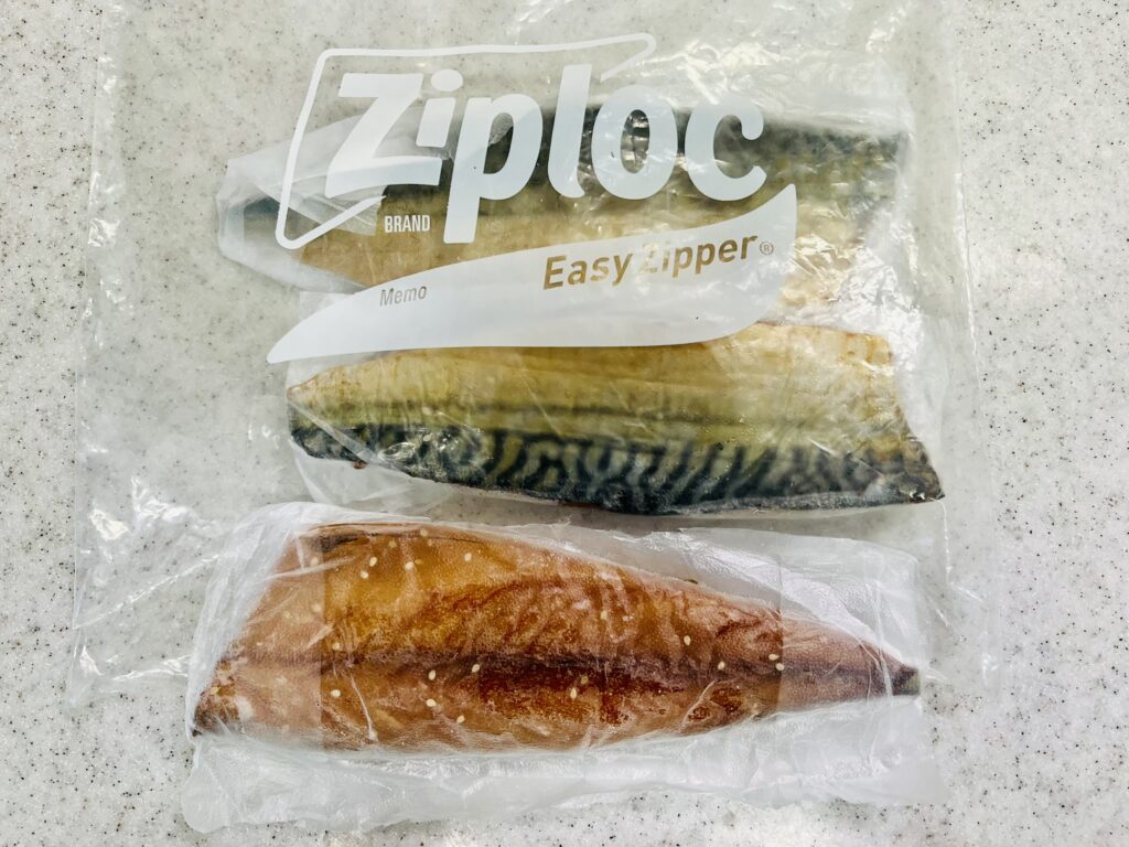 コストコサバみりん干しの冷凍方法
