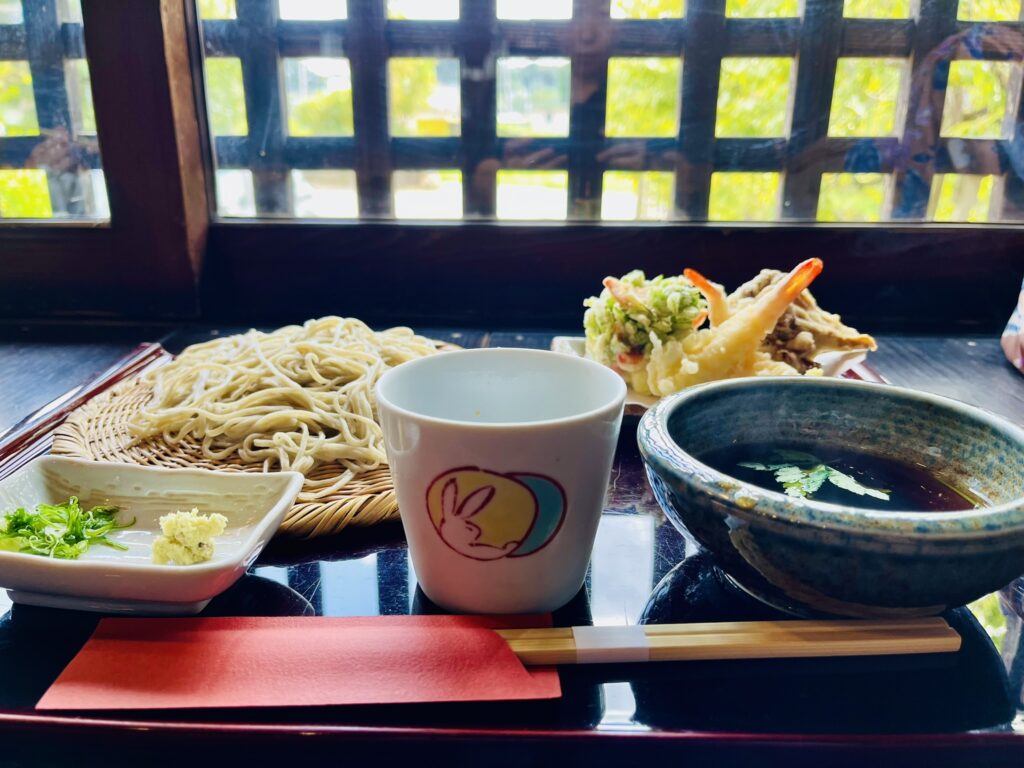 みずほの村市場の蕎麦