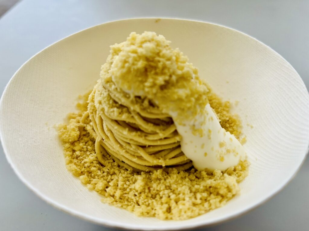 わ栗屋一番人気の生絞りモンブラン 行列グルメ しっかり濃厚な栗の味 栗スイーツ