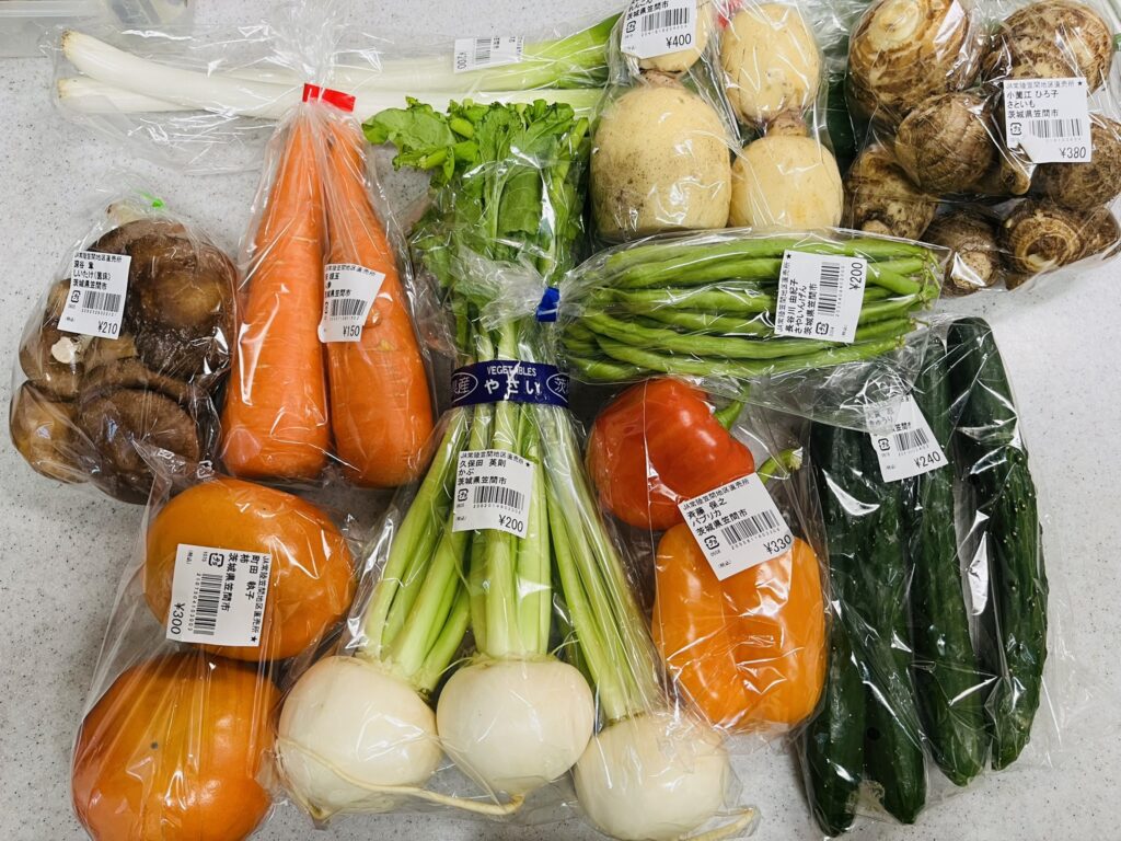道の駅笠間の新鮮な地元野菜が豊富 買い物を済ませれば時短家事に役立つ