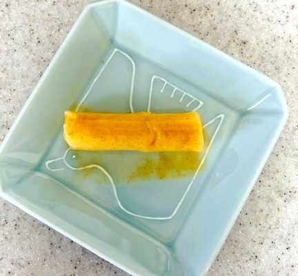 スープジャーでトッポギ弁当の出来上がり状態。固くならない_ちょうどいい溶け具合