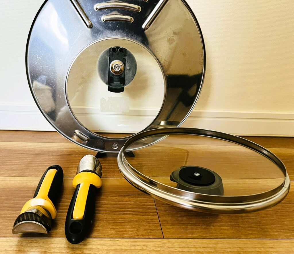 ティファールの取っ手とフタは長く使えて便利