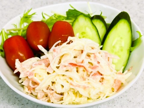 コストコのスケソウダラすり身スティック_カニカマのアレンジレシピ_カニマヨ