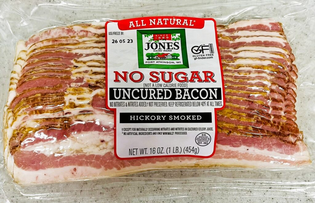 コストコジョーンズ製ノーシュガーベーコンの外観