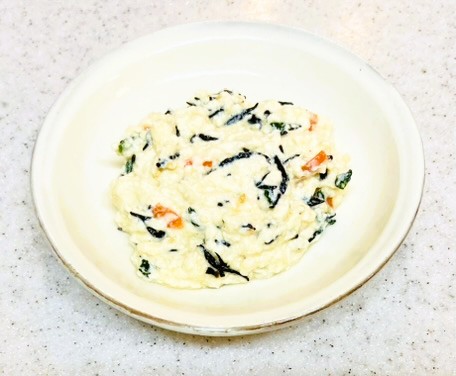 コストコ常温保存豆腐で作った時短白和え。白和えの素を常備しておけばいつでもできる。