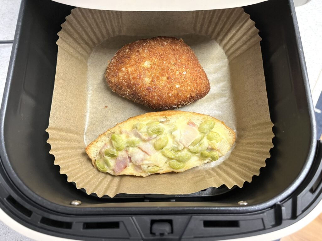 ノン フライヤー パン 温め