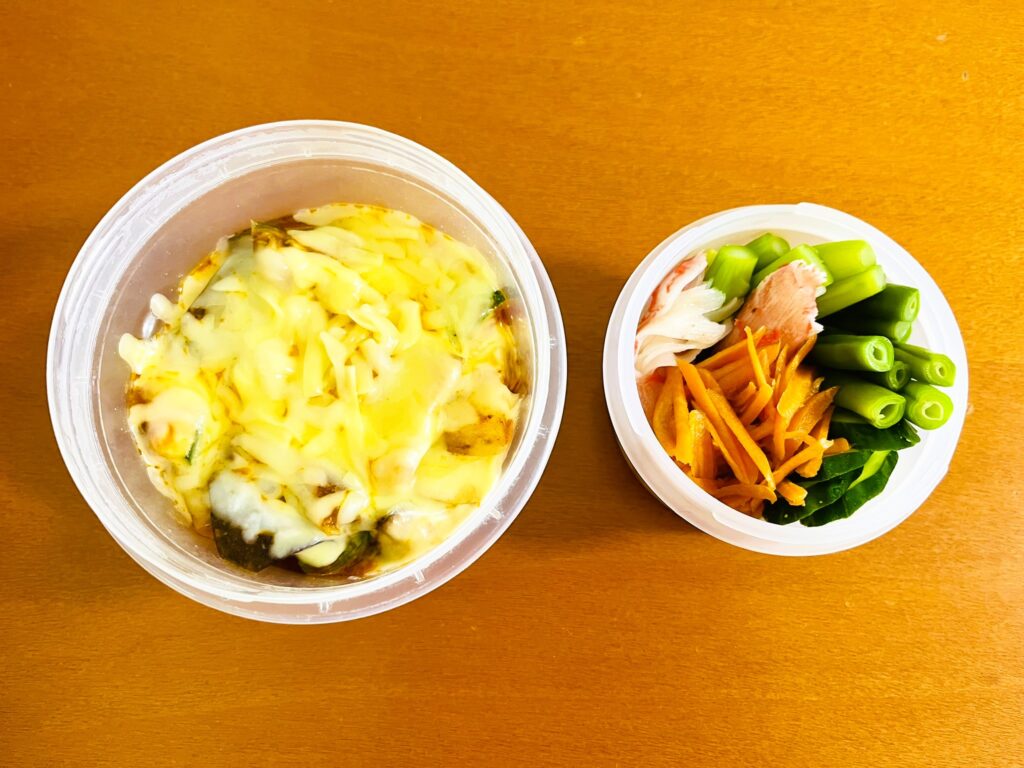 じゃがいもと野菜のグラタン風弁当