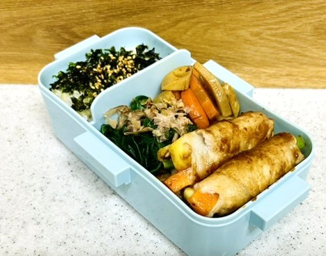 コストコ三元豚ロースしゃぶしゃぶ肉を使った焼きうどん弁当