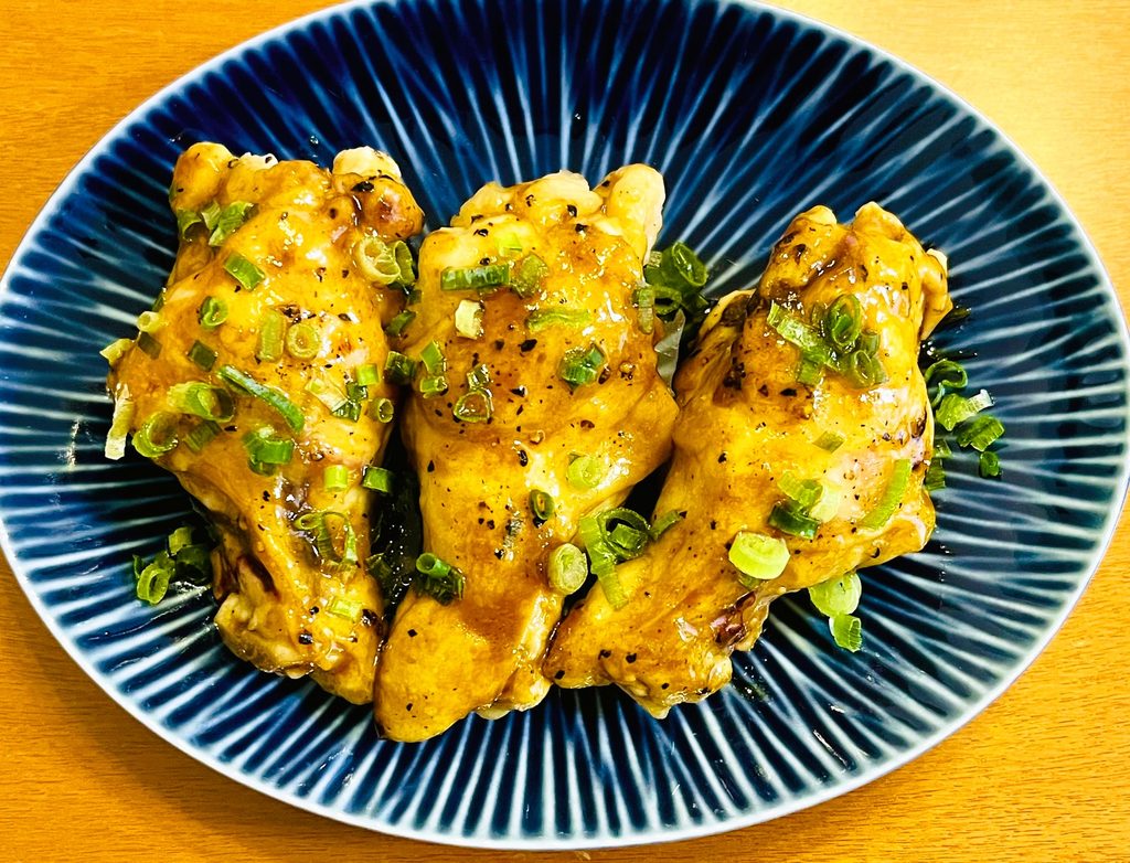 コストコさくらどり手羽元で作った照り焼き。時短で簡単なレシピ